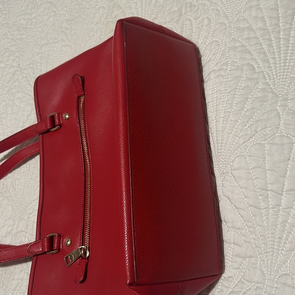 Coach Vibrant Red Tote Bag - Picture 3 of 6